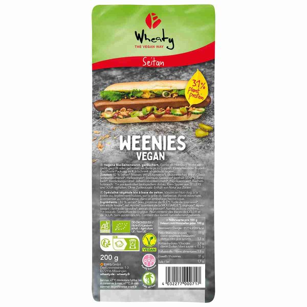 Wheaty Weenies vegan 200g